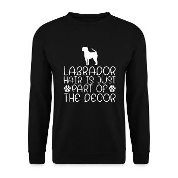 Cadeaux amoureux du Labrador - Sweat-shirt Unisexe - noir - Devant - Alina (178cm) & Michal (187cm)