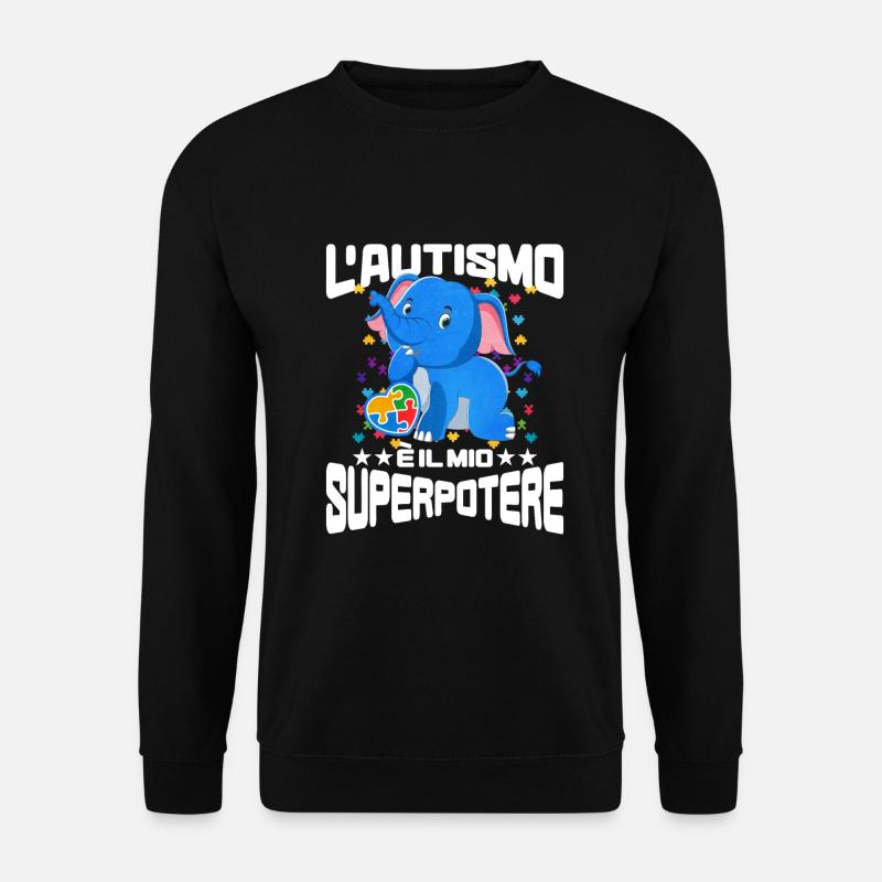 Cadeau autisme autisme - Sweat-shirt Unisexe - noir