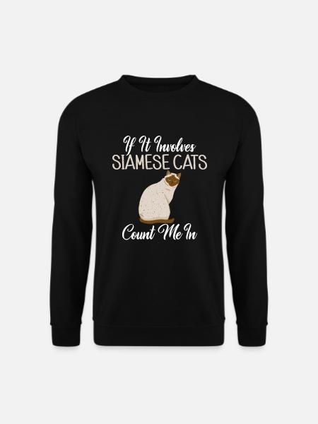 Siamese Cat Gifts - Unisex Sweatshirt - black