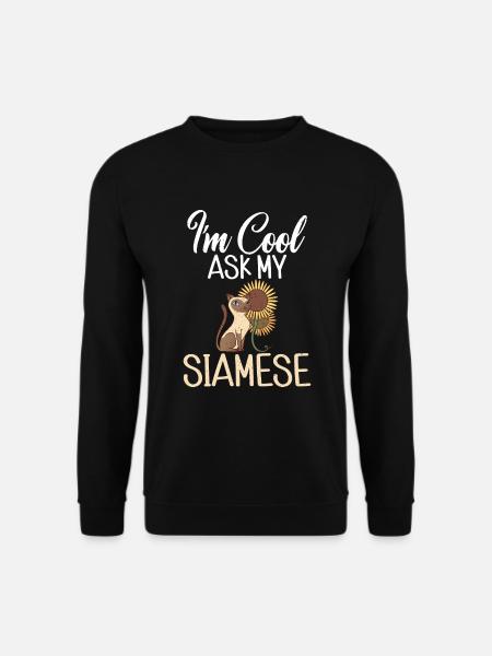 Siamese Cat Gifts - Unisex Sweatshirt - black