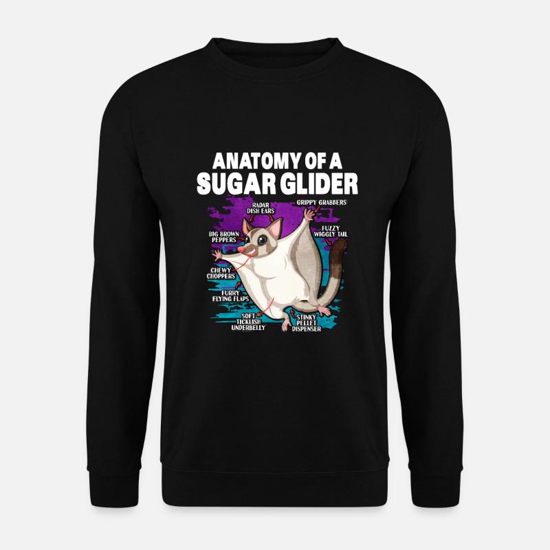Écureuil volant - Sweat-shirt Unisexe - noir