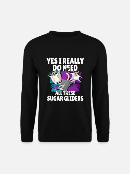 Flying squirrel - Unisex Sweatshirt - black