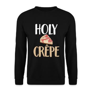 Siamesische Katze Geschenke - Unisex Pullover - Schwarz - Vorne - Alina (178cm) & Michal (187cm)