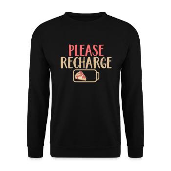 Cadeaux de chat siamois - Sweat-shirt Unisexe - noir - Devant - Alina (178cm) & Michal (187cm)