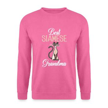 Siamesische Katze Geschenke - Unisex Pullover - Pink - Vorne