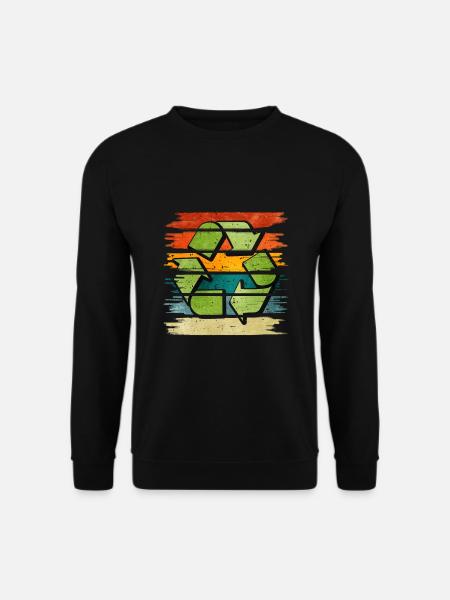 Recycling - Unisex Sweatshirt - black