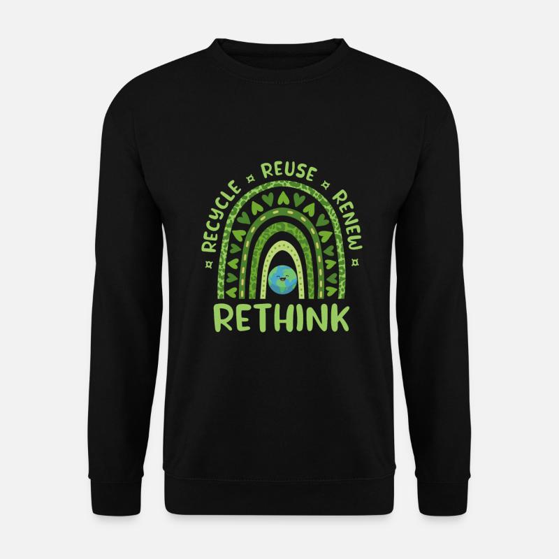 Recycling - Unisex Sweatshirt - black