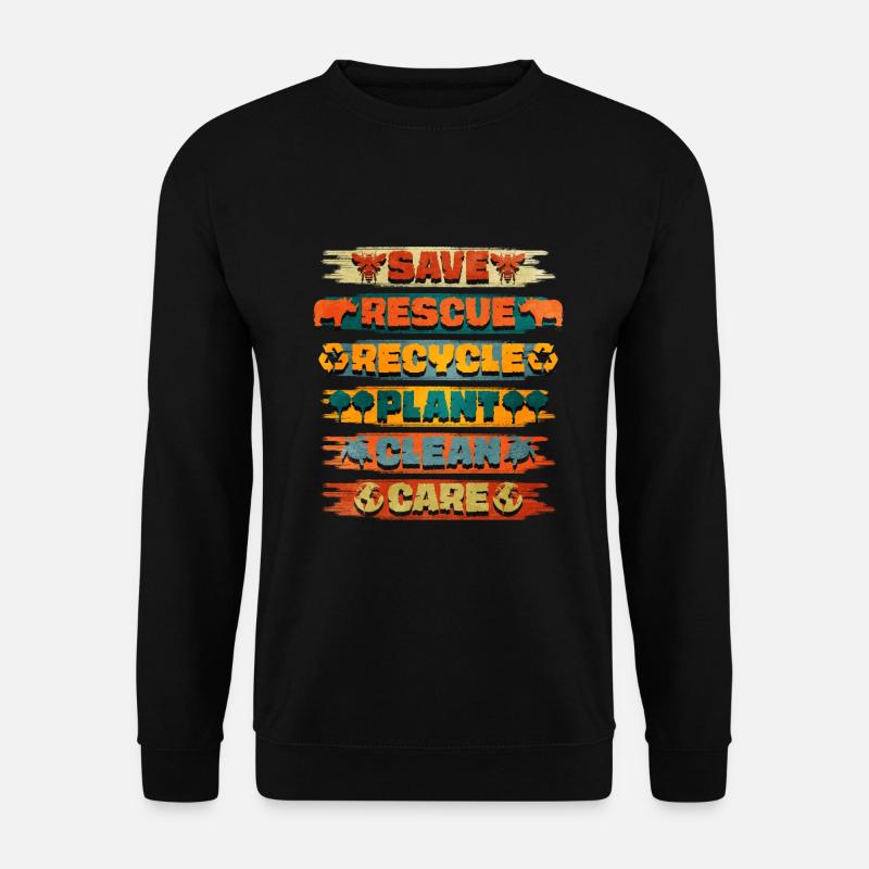 Recycling - Unisex Sweatshirt - black