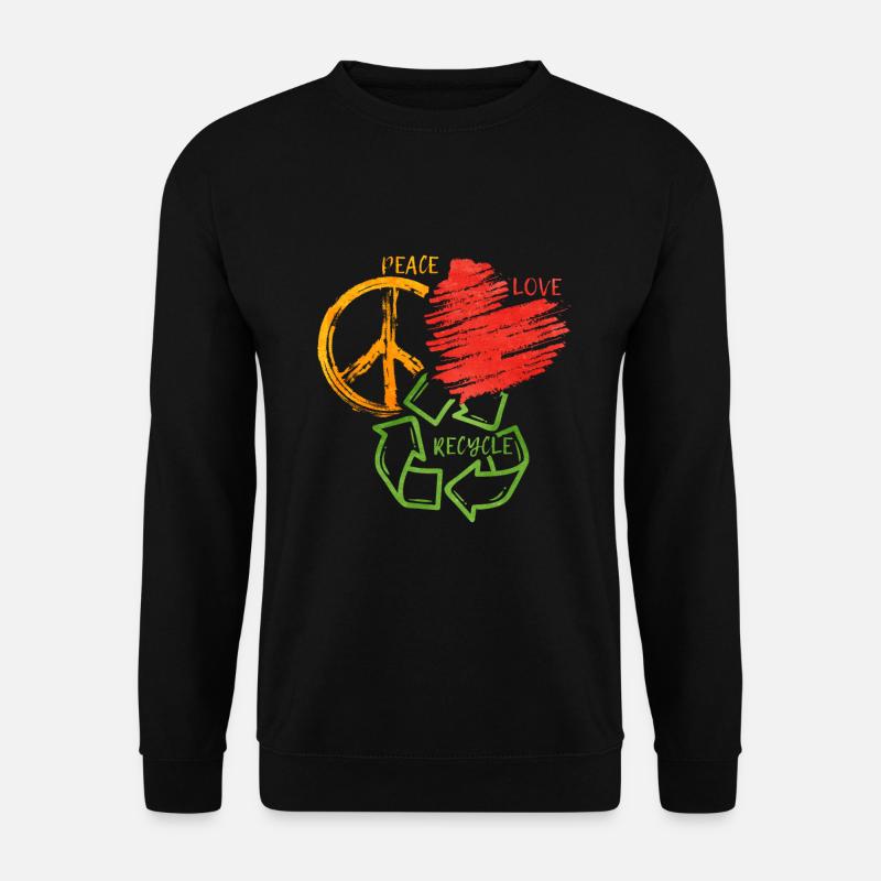 Recycling - Unisex Sweatshirt - black