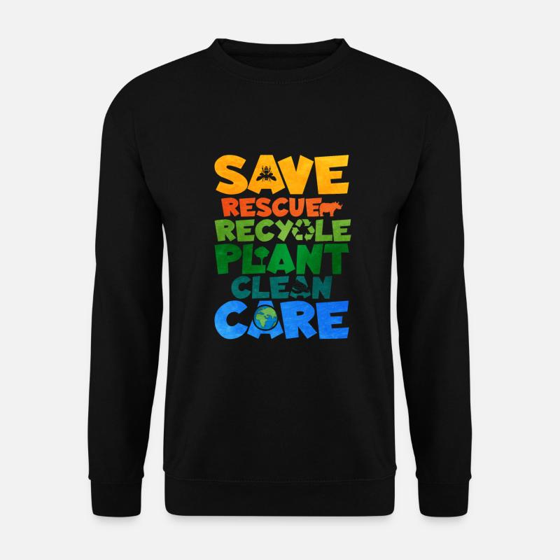 Recycling - Unisex Sweatshirt - black