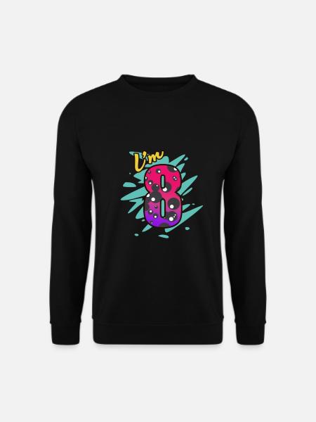 8. Birthday - Unisex Sweatshirt - black