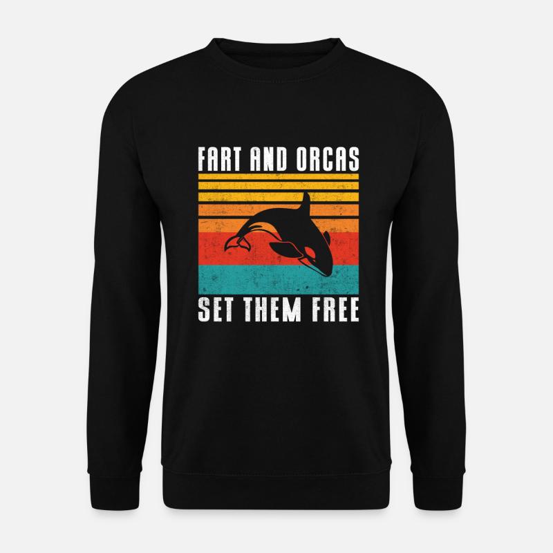 Orca Whale Gifts - Unisex Sweatshirt - black