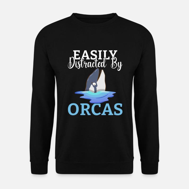 Orca Whale Gifts - Unisex Sweatshirt - black