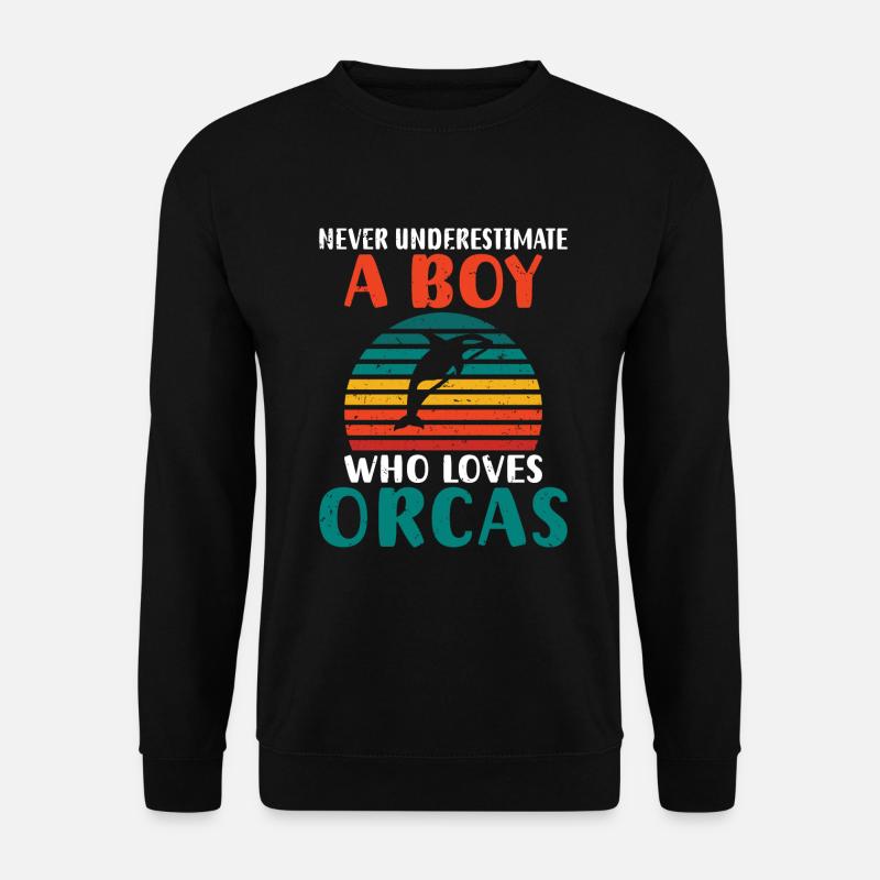 Orca Whale Gifts - Unisex Sweatshirt - black