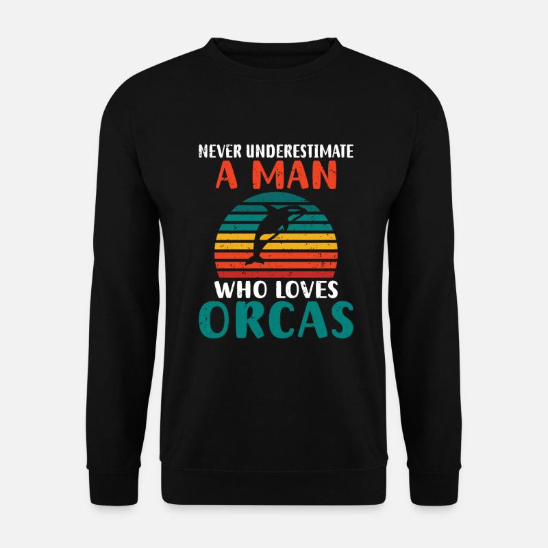 Orca Whale Gifts - Unisex Sweatshirt - black