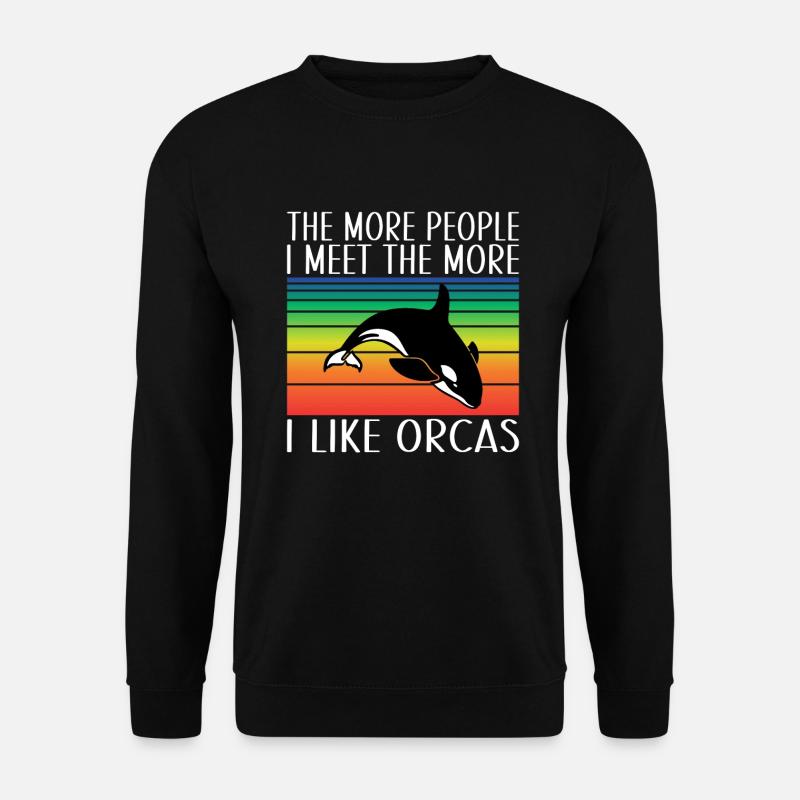 Orca Whale Gifts - Unisex Sweatshirt - black