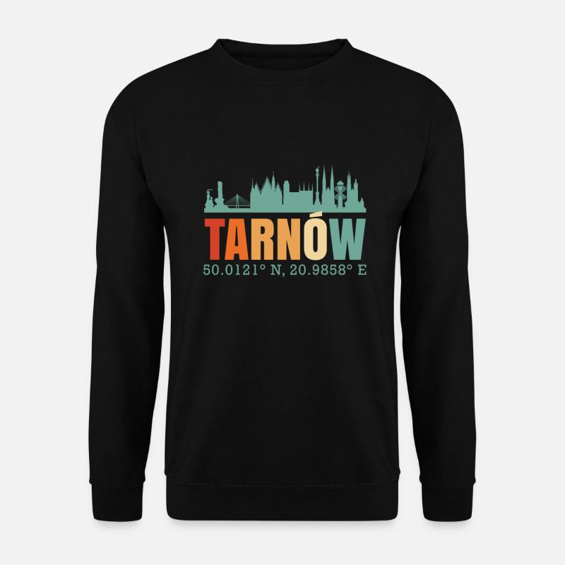 Pologne Tarnów Skyline - Sweat-shirt Unisexe - noir