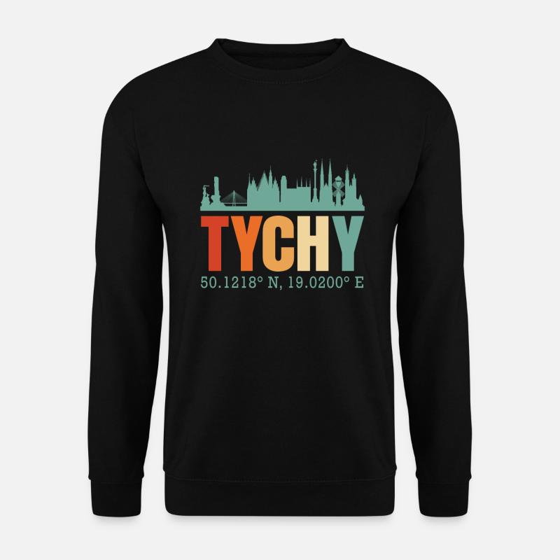 Polen Tychy Skyline - Unisex Pullover - Schwarz
