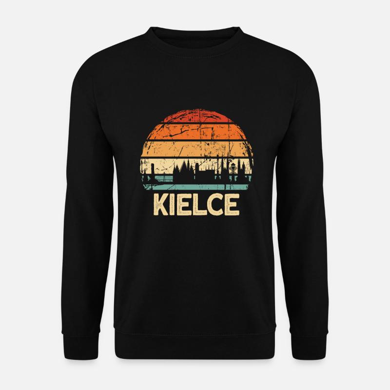 Poland Kielce Skyline - Unisex Sweatshirt - black