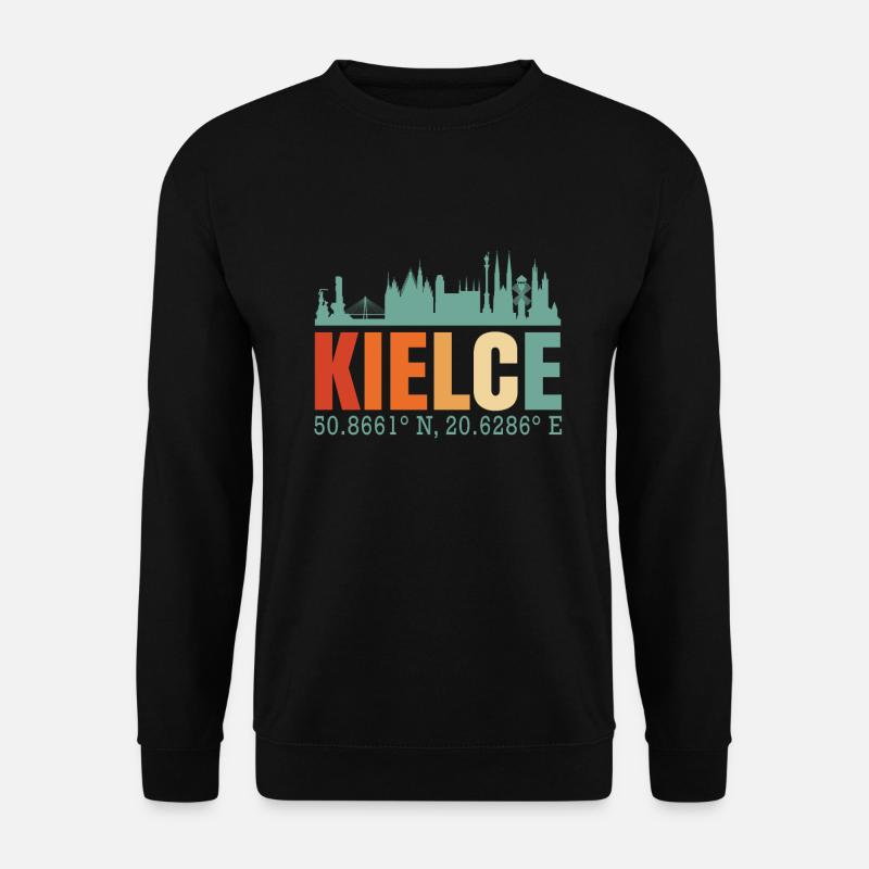 Poland Kielce Skyline - Unisex Sweatshirt - black