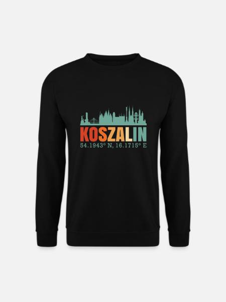 Poland Koszalin Skyline - Unisex Sweatshirt - black