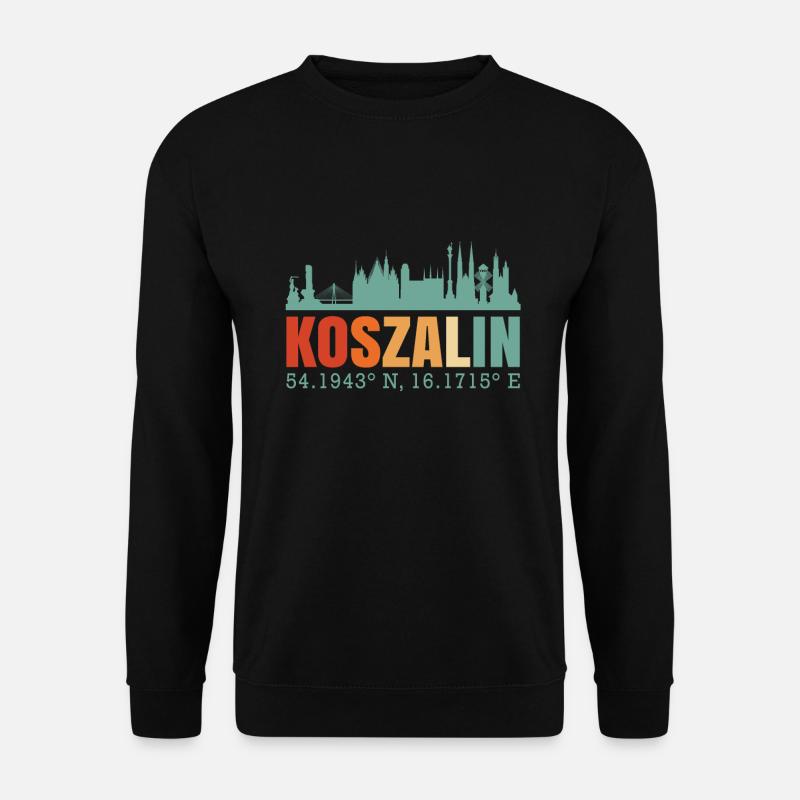 Poland Koszalin Skyline - Unisex Sweatshirt - black
