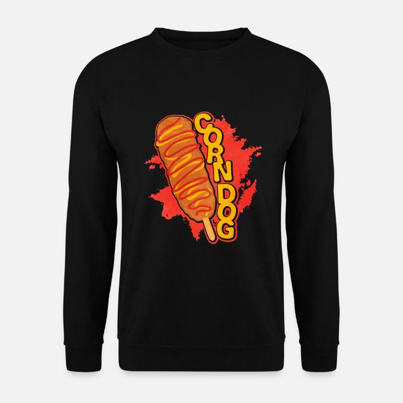 Chien de maïs - Sweat-shirt Unisexe - noir