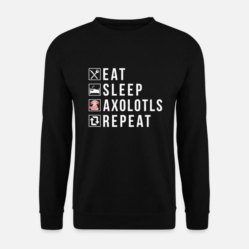 Axolotl Lover Gifts - Unisex Sweatshirt - black