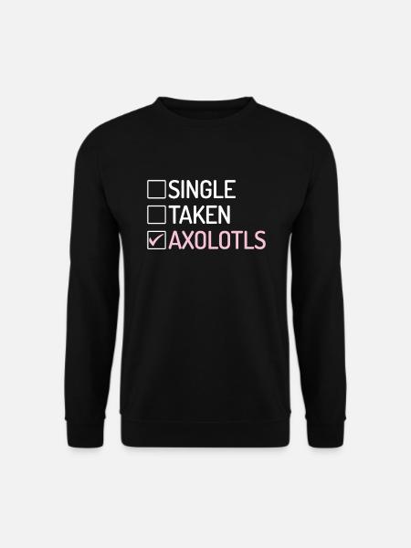 Axolotl Lover Gifts - Unisex Sweatshirt - black
