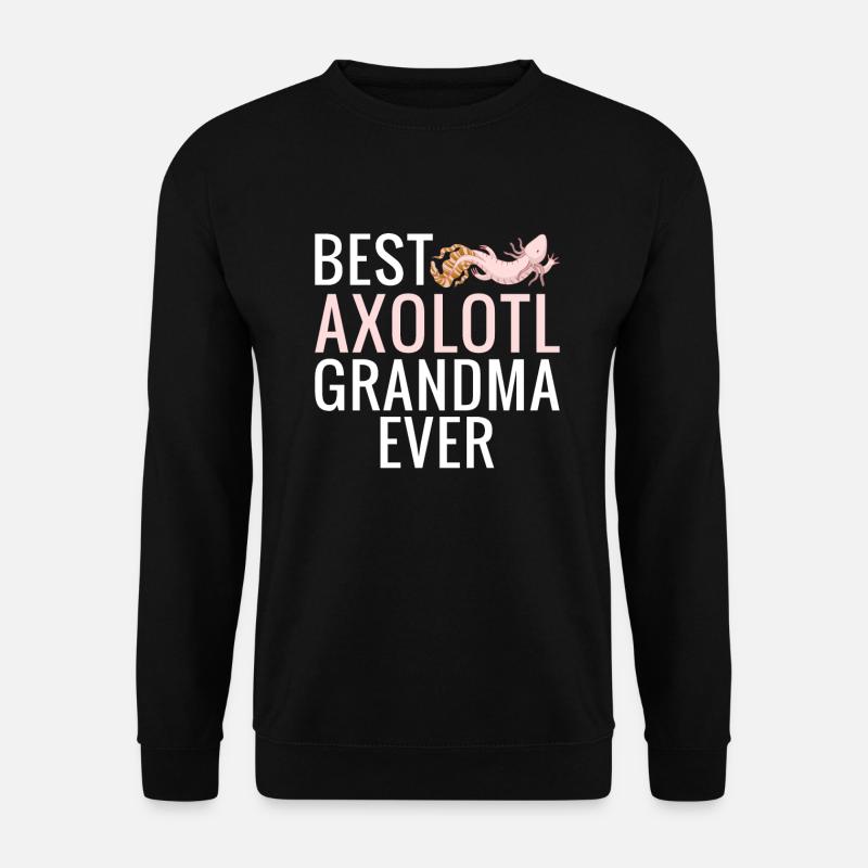 Axolotl Lover Gifts - Unisex Sweatshirt - black