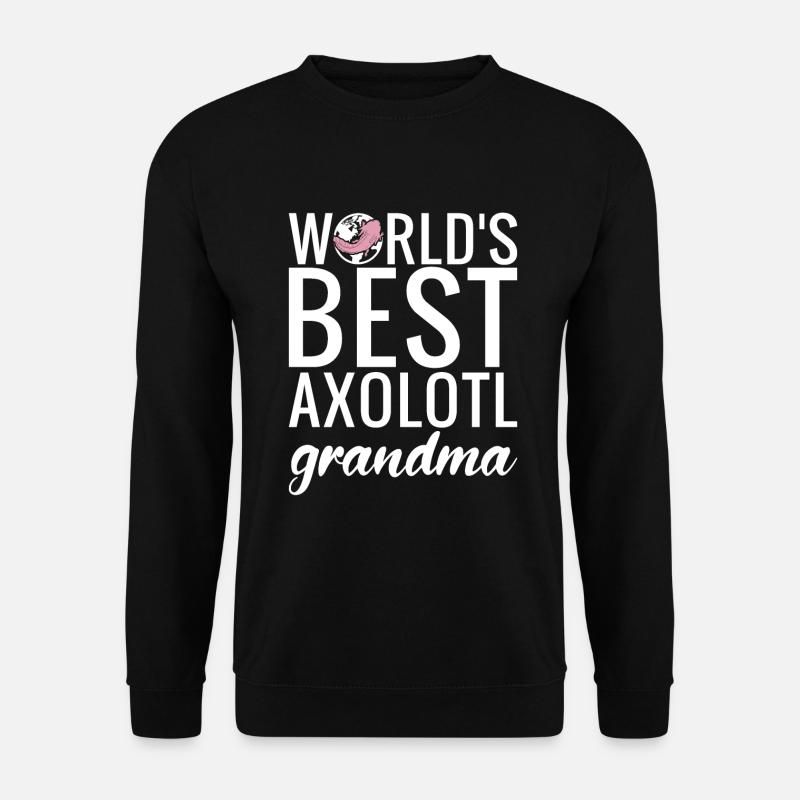Axolotl Lover Gifts - Unisex Sweatshirt - black