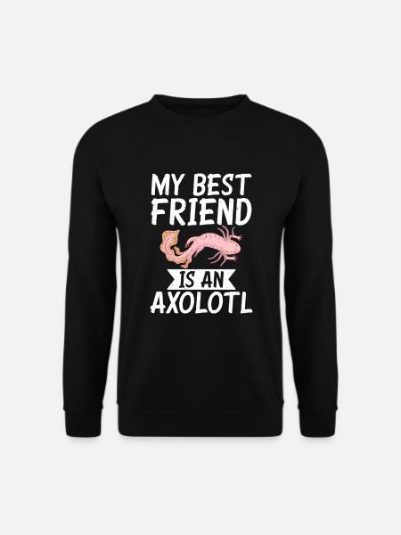 Axolotl Lover Gifts - Unisex Sweatshirt - black