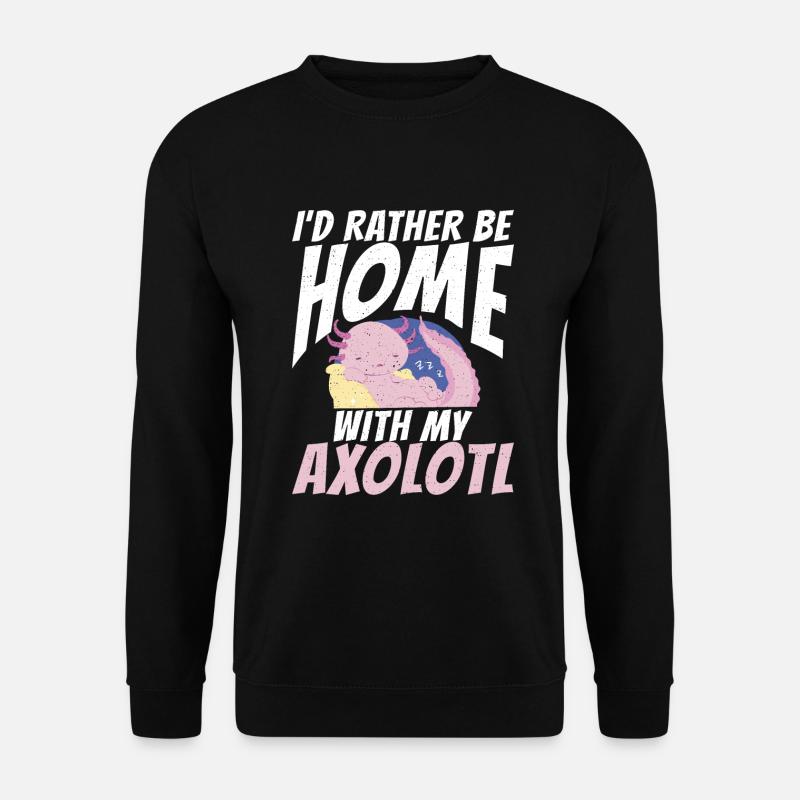 Axolotl Lover Gifts - Unisex Sweatshirt - black