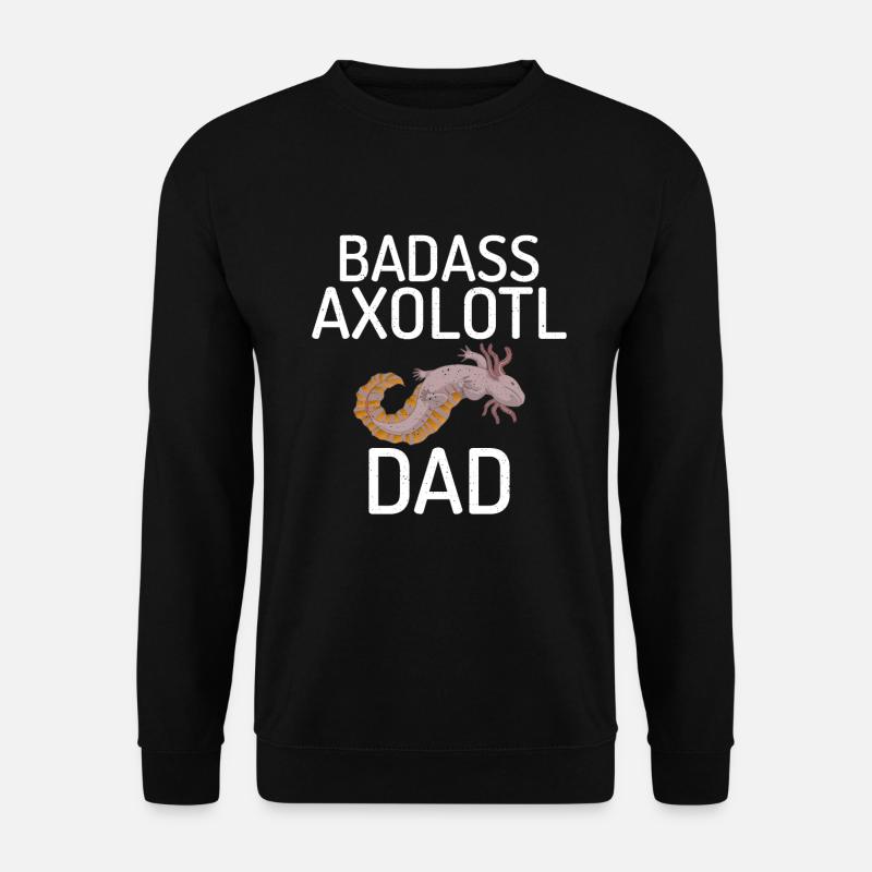 Axolotl Liebhaber Geschenke - Unisex Pullover - Schwarz
