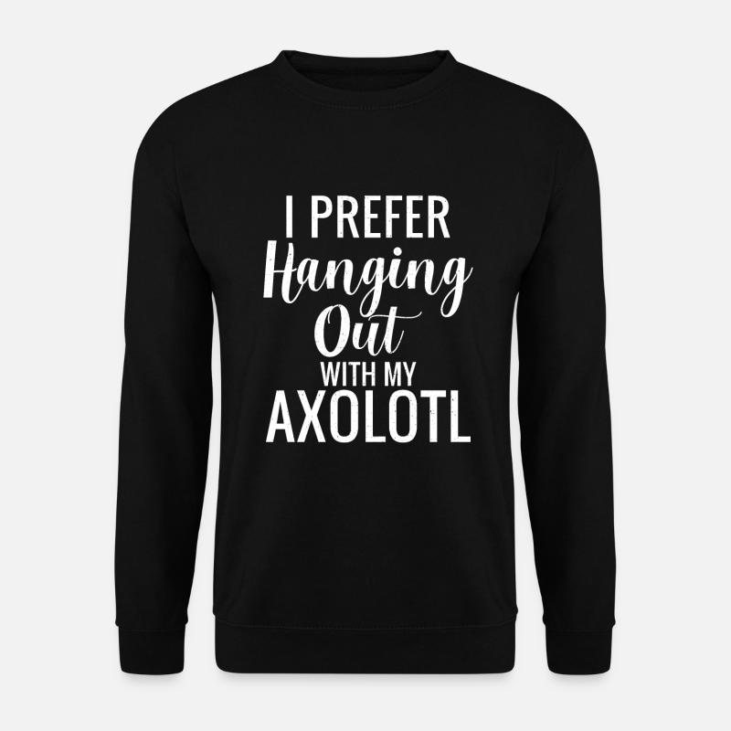 Axolotl Lover Gifts - Unisex Sweatshirt - black