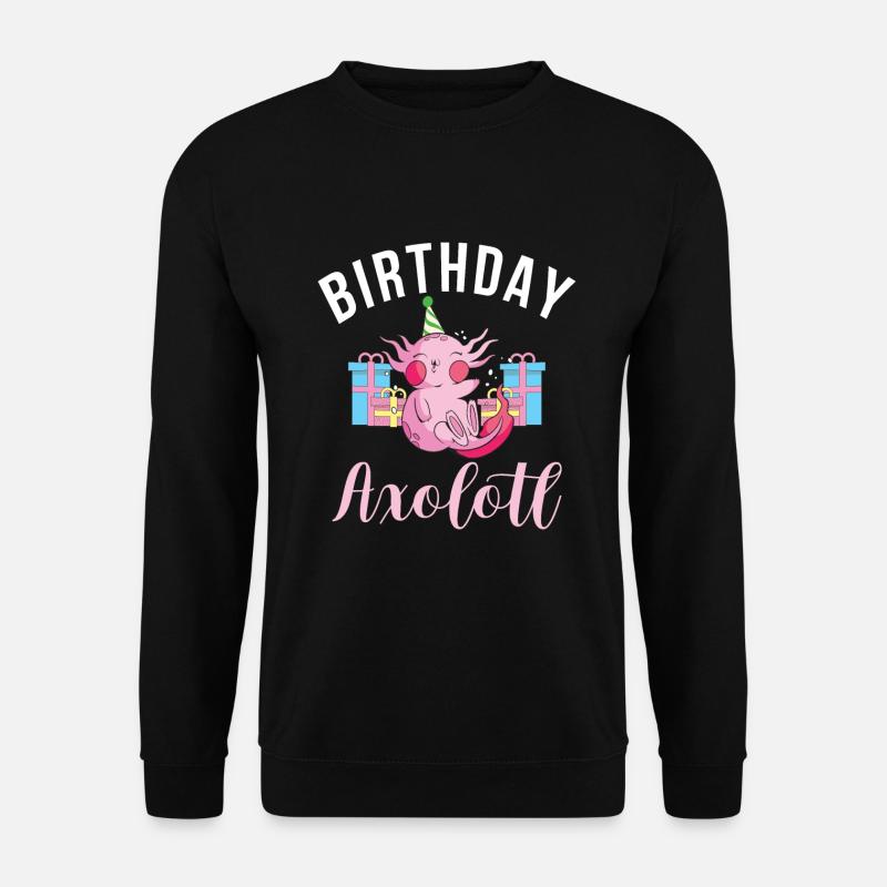 Axolotl Lover Gifts - Unisex Sweatshirt - black