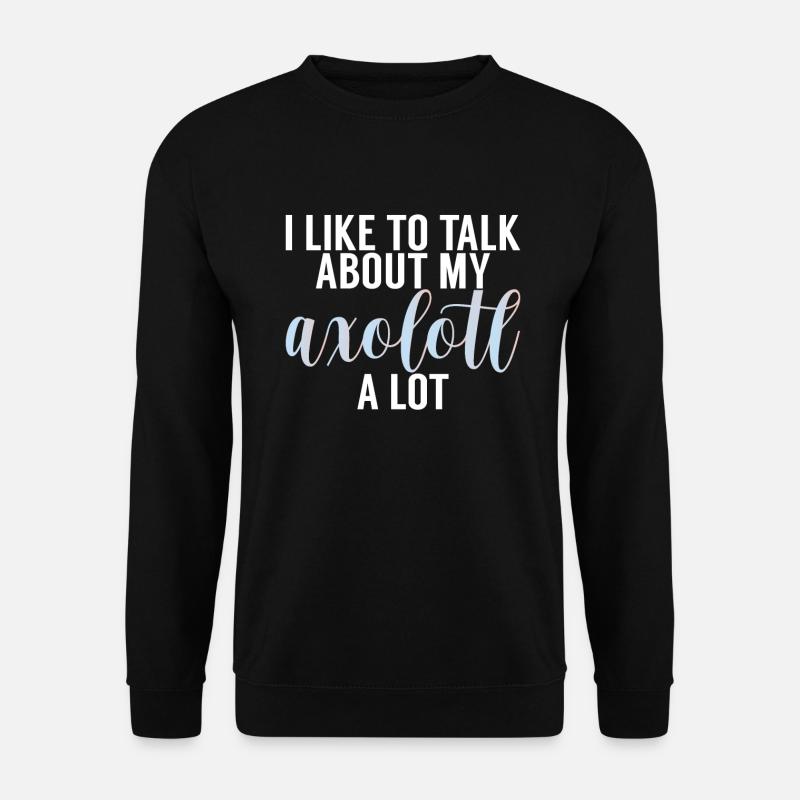 Axolotl Lover Gifts - Unisex Sweatshirt - black