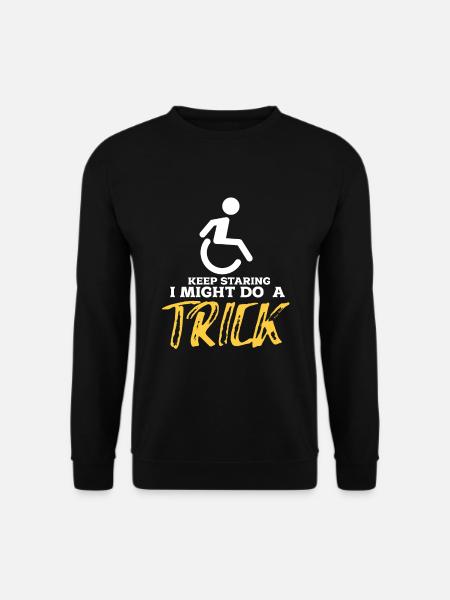 wheelchair - Unisex Sweatshirt - black