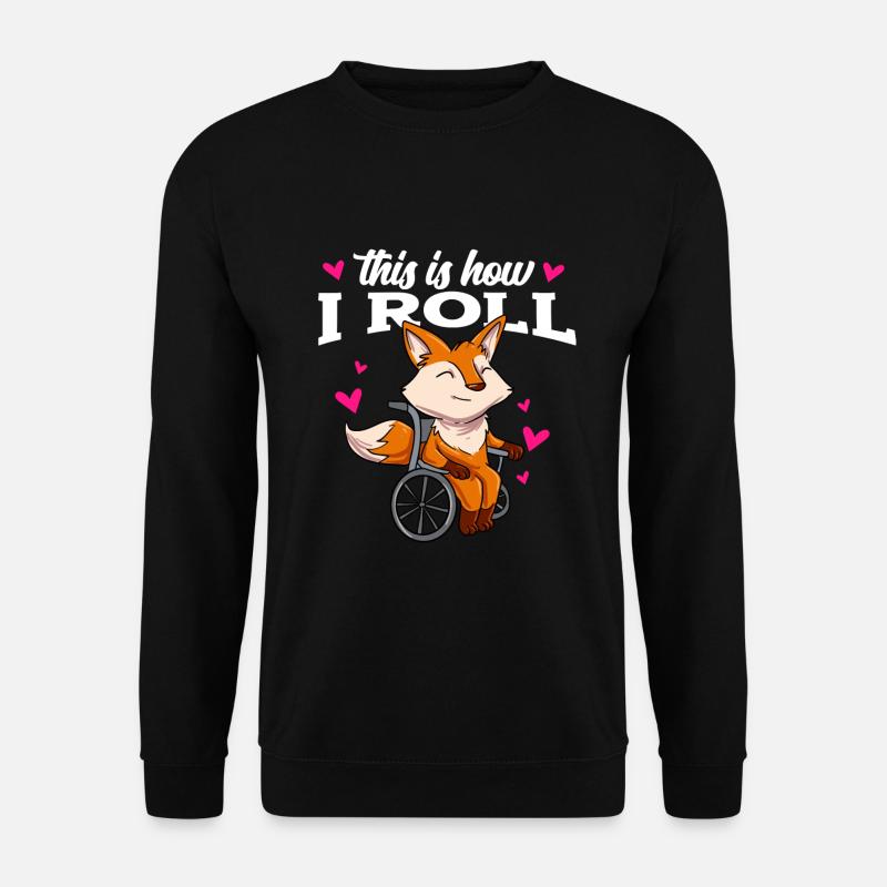 Wheelchair - Unisex Sweatshirt - black