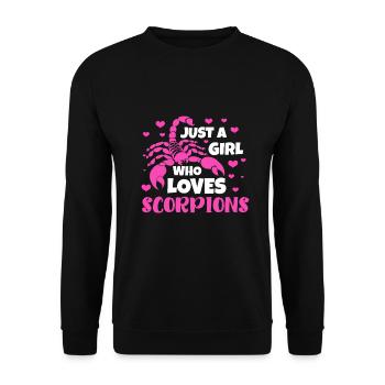 Scorpion - Unisex Pullover - Schwarz - Vorne - Alina (178cm) & Michal (187cm)