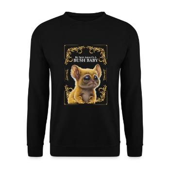 Galago - Sweat-shirt Unisexe - noir - Devant - Alina (178cm) & Michal (187cm)