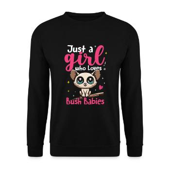 Galago - Sweat-shirt Unisexe - noir - Devant - Alina (178cm) & Michal (187cm)