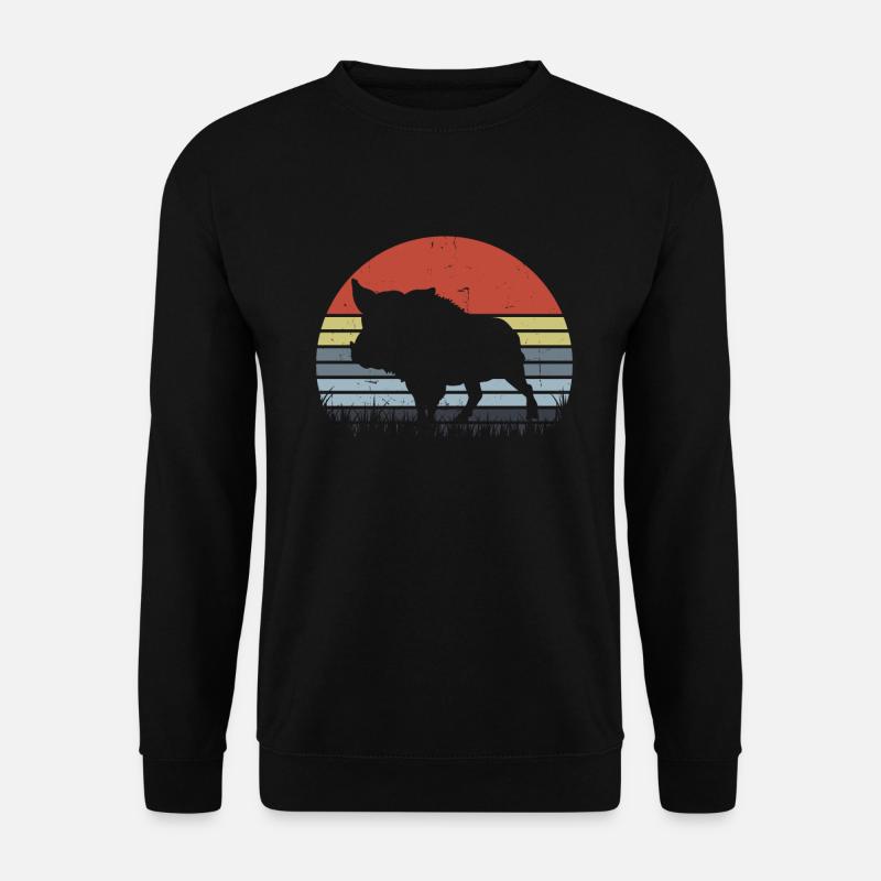Warzenschwein - Unisex Pullover - Schwarz