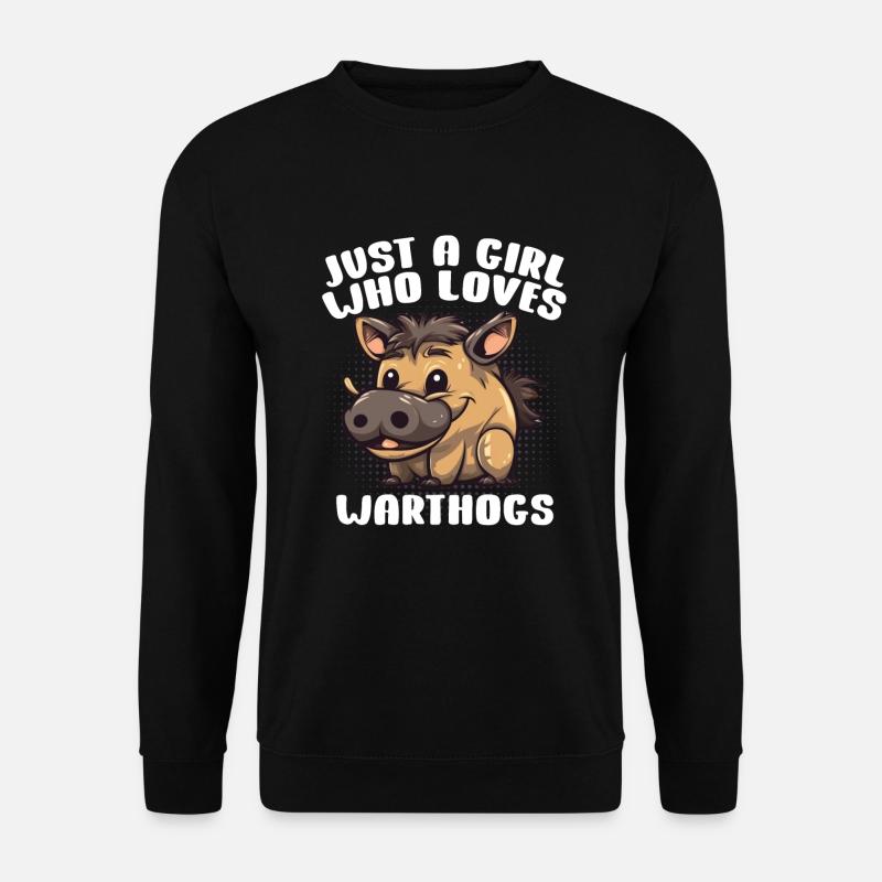 Warzenschwein - Unisex Pullover - Schwarz