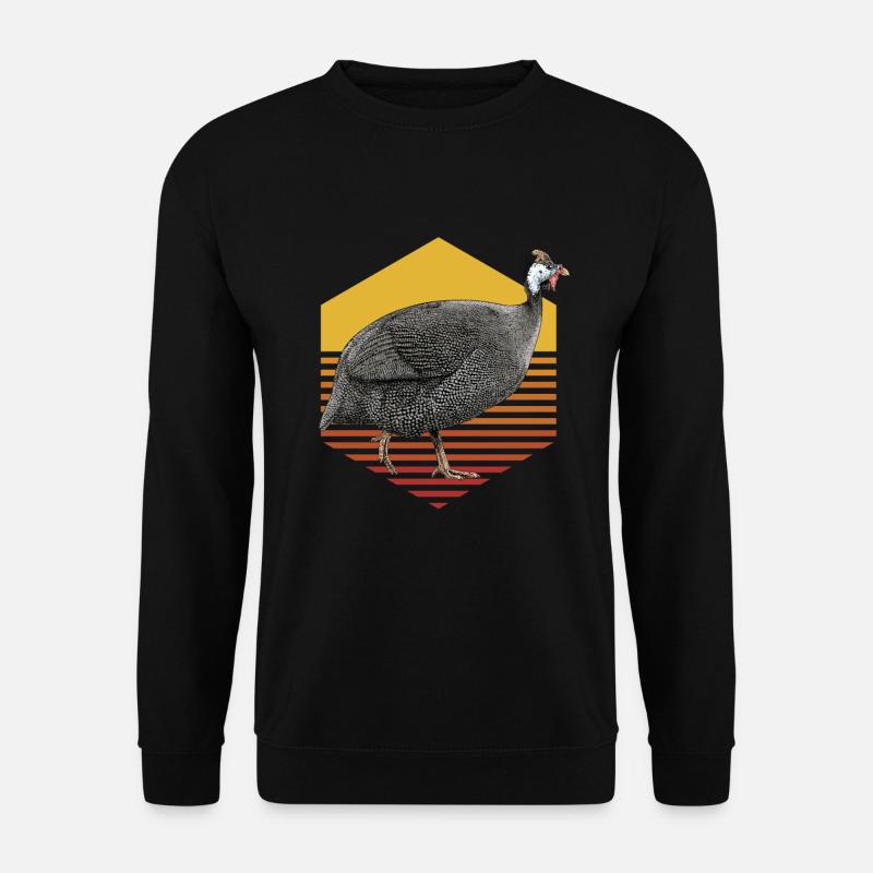 Perlhuhn - Unisex Pullover - Schwarz