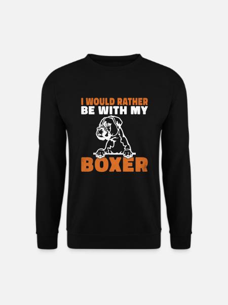 Cadeaux Boxer Dog - Sweat-shirt Unisexe - noir