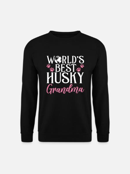 Cadeaux de chien Husky - Sweat-shirt Unisexe - noir