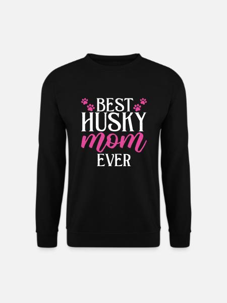 Husky-Hunde-Geschenke - Unisex Pullover - Schwarz