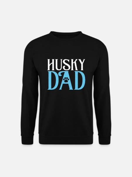Husky-Hunde-Geschenke - Unisex Pullover - Schwarz