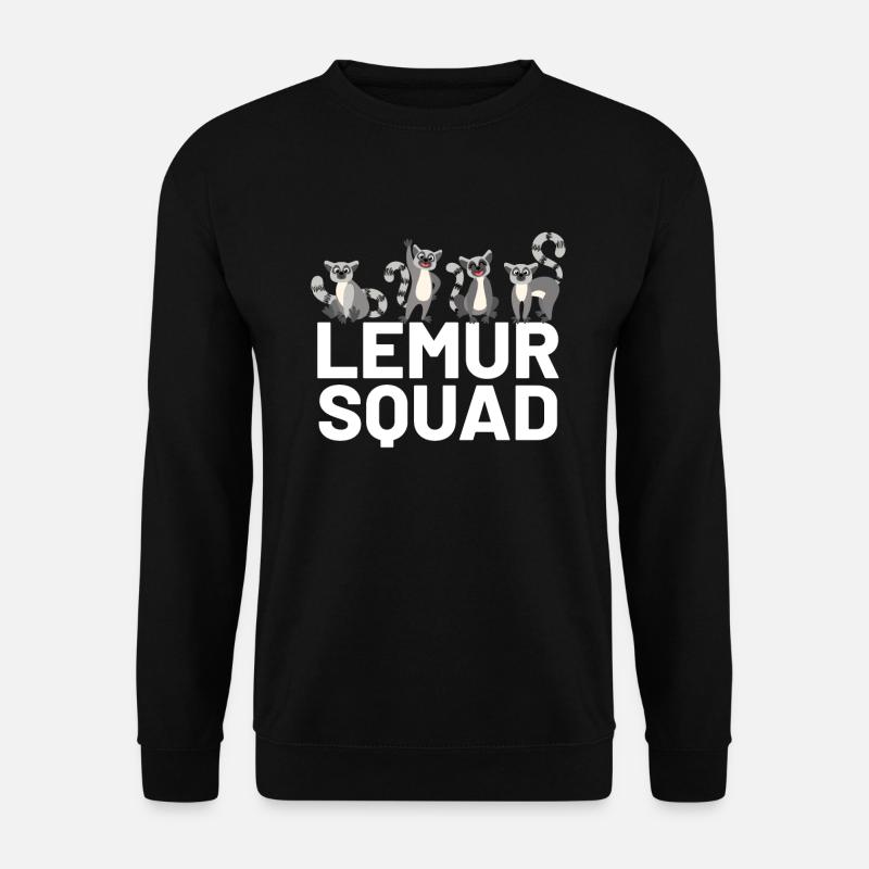 Lemur - Unisex Pullover - Schwarz